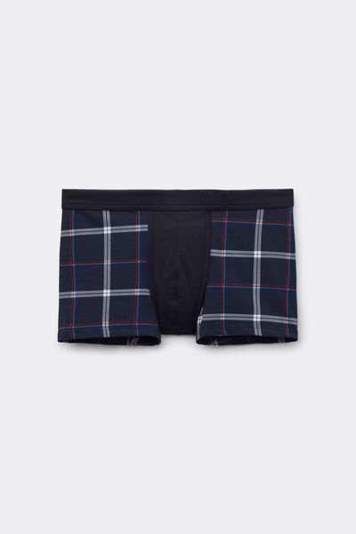 Tezenis Calzoncillos Bóxer Algodón Elástico Estampado Hombre Azul Tamaño S