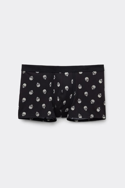 Tezenis Calzoncillos Bóxer Algodón Elástico Estampado Hombre Negro Tamaño L
