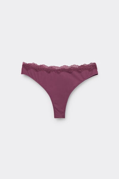 Tezenis Braguita Brasileña Light Touch Mujer Violeta Tamaño L