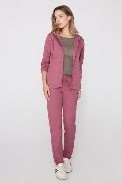 Tezenis Pantalón de Chándal con Bolsillo de Ojal y Cordón Mujer Rosa Tamaño L