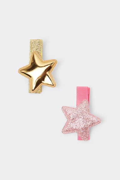 Tezenis Set de 2 Pinzas para Pelo Unisex Rosa Tamaño TU