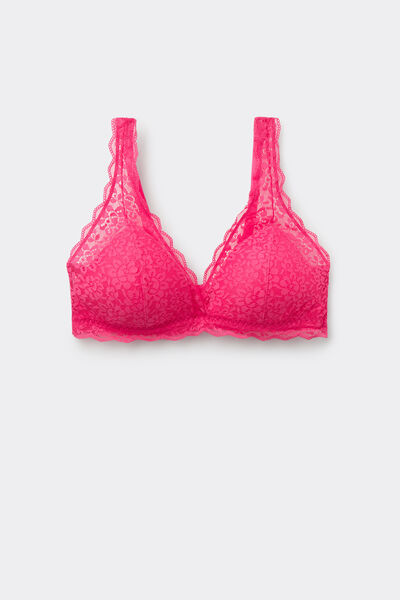 Tezenis Sujetador triángulo de encaje reciclado Havana Mujer Rosa Tamaño 1B