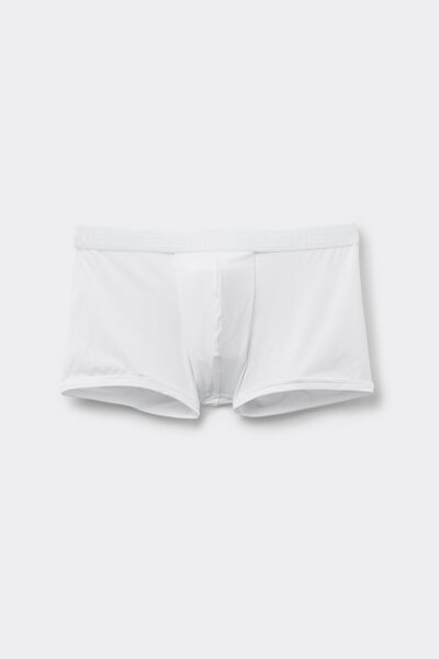 Tezenis Bóxer de microfibra elástico con logotipo Hombre Blanco Tamaño L