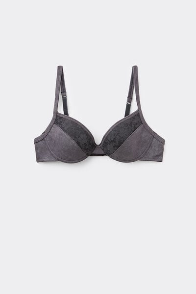 Tezenis Sujetador Push-Up Athens Washed Dream Mujer Gris Tamaño 1B