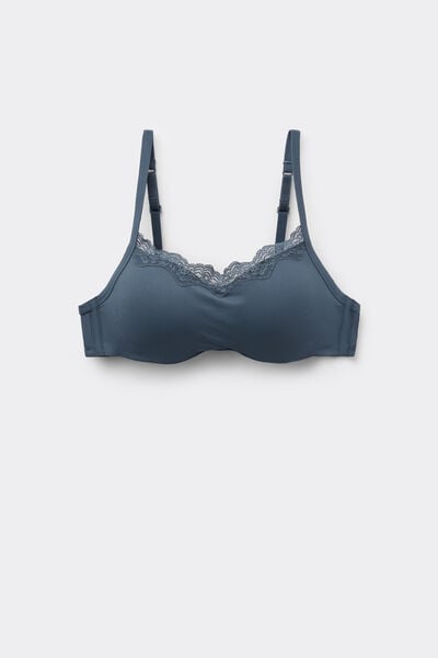 Tezenis Sujetador Brasier Push-Up Light Touch Mujer Azul Tamaño 1B