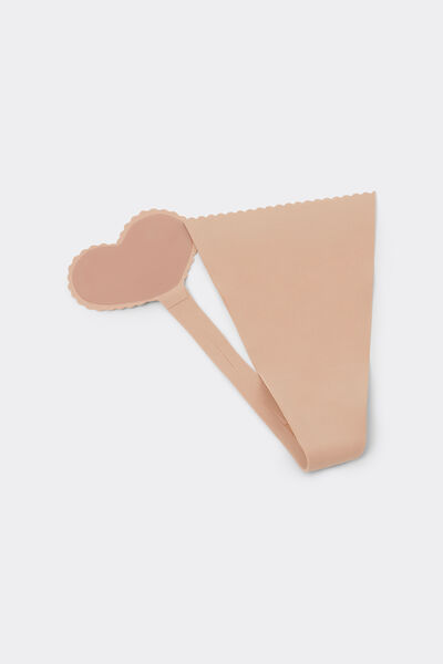 Tezenis Tanga invisible adhesivo Mujer Natural Tamaño L