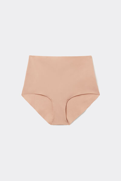 Tezenis Culotte Alto Microfibra Reciclada Sin Costuras Mujer Natural Tamaño L