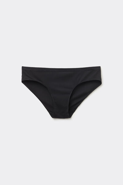Tezenis Braguitas de algodón orgánico para mujer Mujer Negro Tamaño L