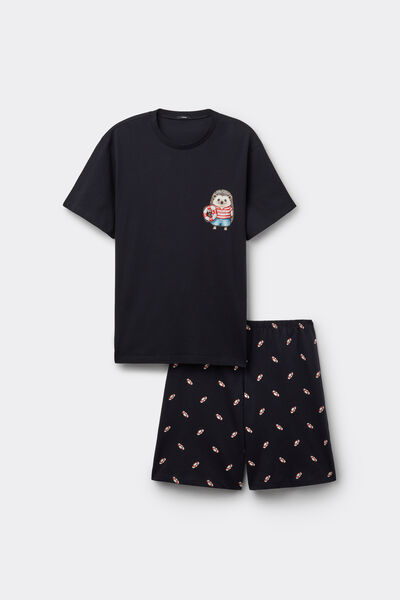 Tezenis Pijama Corto Estampado Erizo