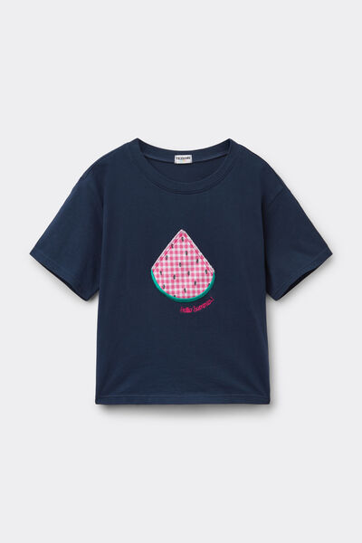 Tezenis Camiseta Boxy Parche Niña Chica