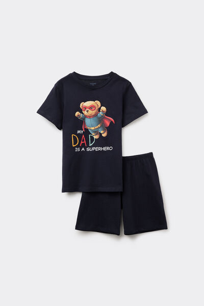 Tezenis Pijama Corto Estampado Superhéroe Niño