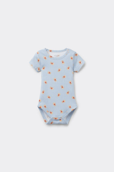 Tezenis Body Bebè Mezza Manica in 100% Cotone Stampa Taglia 6-9 M (68 cm)