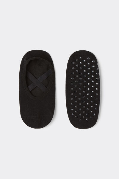 Tezenis Calcetines Babette Pilates Antideslizantes Mujer Negro Tamaño TU
