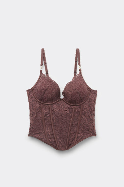Tezenis Sujetador Bra Top Perfect Armony Mujer Marrón Tamaño 2B