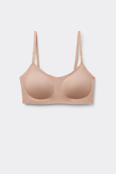 Tezenis Sujetador Push-up Sin Costuras Natural Lifting Plus Mujer Natural Tamaño 1B
