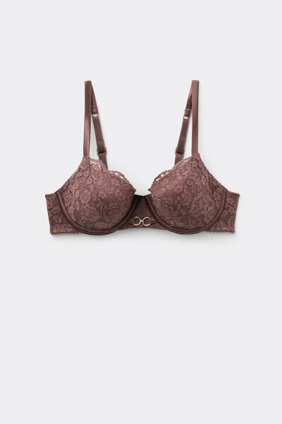Tezenis Sujetador Balconette Prague Cobertura Total Perfect Harmony Mujer Marrón Tamaño 2C