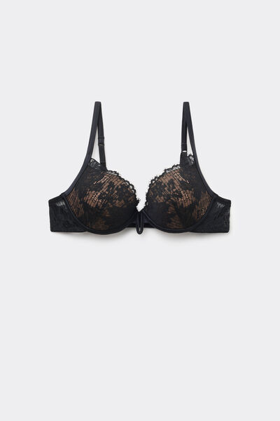 Tezenis Sujetador Push-Up Midnight Secret Mujer Negro Tamaño 1B
