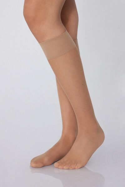 Tezenis Medias Rodilla Transparentes 20 Denier Appearance Mujer Natural Tamaño TU