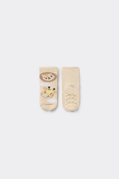 Tezenis Calcetines Antideslizantes Algodón Ligero Estampado para Bebé  Impreso Tamaño 0-3