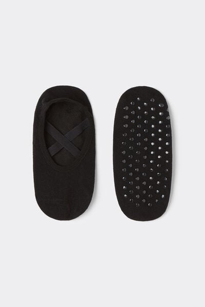 Tezenis Calcetines Babette Pilates Antideslizantes Mujer Negro Tamaño TU