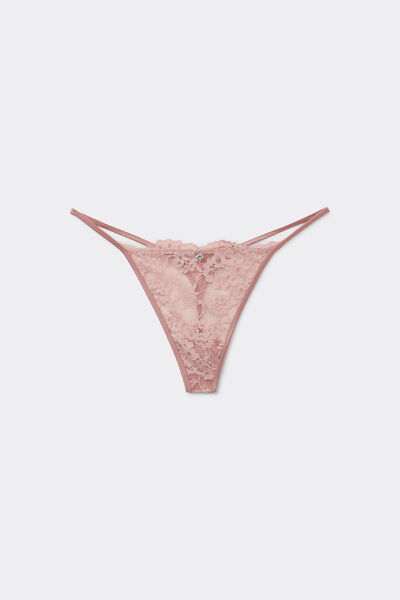 Tezenis Tanga s Úzkými Boky Eternal Touch Žena Ružová Velikost M