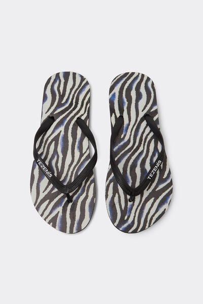 Tezenis Chanclas de Dedo con Motivo Mujer Multicolor Tamaño M/L