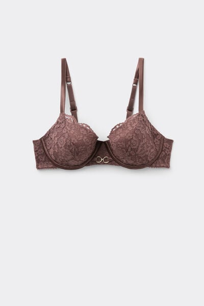 Tezenis Sujetador Balconette Prague Cobertura Total Perfect Harmony Mujer Marrón Tamaño 2C