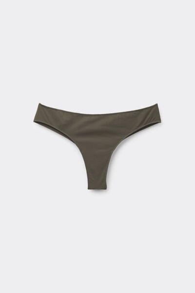 Tezenis Braguita Brasileña de Microfibra Reciclada Mujer Verde Tamaño L
