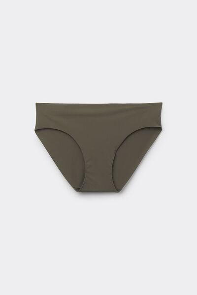 Tezenis Braguita Sin Costuras de Microfibra Reciclada Mujer Verde Tamaño L