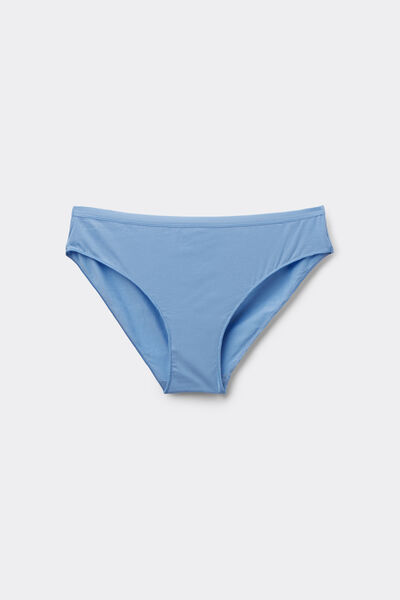 Tezenis Braguitas de algodón orgánico para mujer Mujer Azul Claro Tamaño L