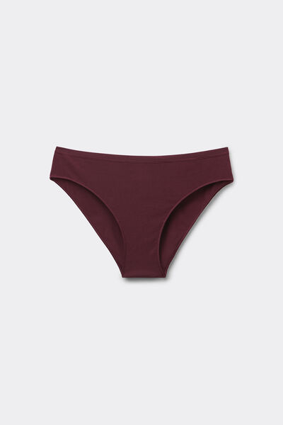 Tezenis Braguitas de algodón orgánico para mujer Mujer Rojo Tamaño L