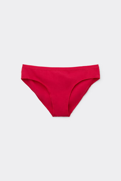 Tezenis Braguitas de algodón orgánico para mujer Mujer Rojo Tamaño L