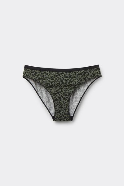 Tezenis Braguita Algodón Estampado Mujer Verde Tamaño L