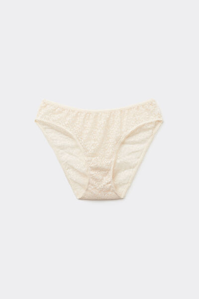 Tezenis Braguitas Clásicas de Encaje Mujer Blanco (avorio) Tamaño L