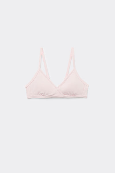 Tezenis Sujetador para niña de triángulo con relleno extraíble Chica Rosa Tamaño 10-11