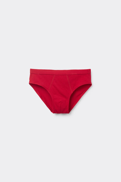 Tezenis Calzoncillo de algodón básico para niños Niño Rojo Tamaño 10-11