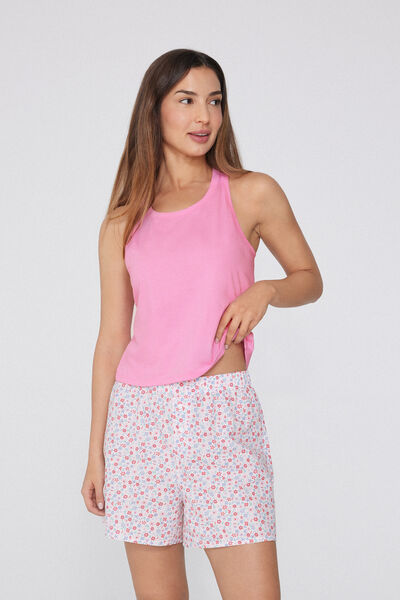Tezenis Pantalones Cortos Tela Algodón Mujer Rosa Tamaño L