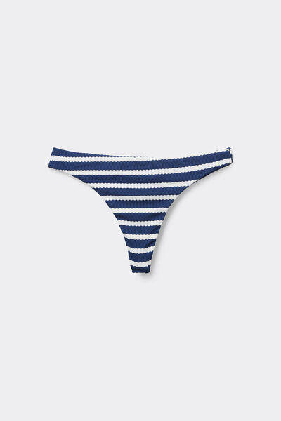 Tezenis Braguita Brasileña de Bikini Sailor Stripes Mujer Azul Tamaño L