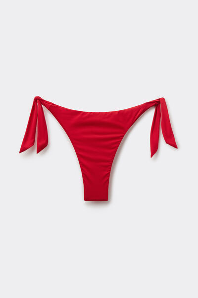 Tezenis Braguita Brasileña de Bikini Lazos Mujer Rojo Tamaño L