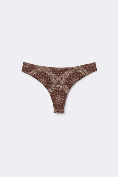 Tezenis Braguita Brasileña Bikini Country Vibe Mujer Marrón Tamaño L
