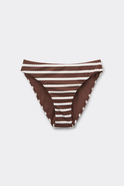 Tezenis Braguita de Bikini Clásica Desert Tripes Mujer Marrón Tamaño L