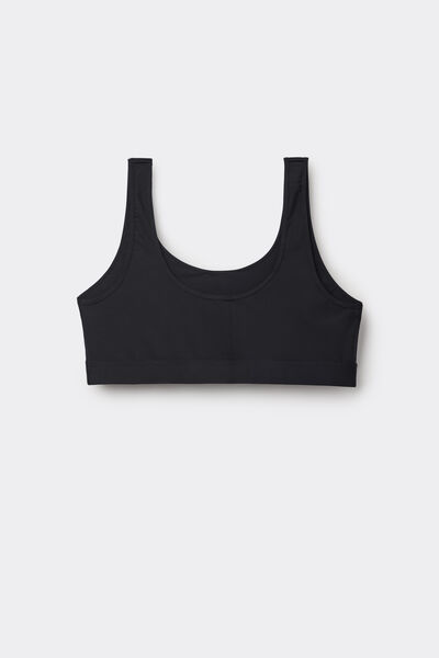 Tezenis Sujetador Brasier Shaping Sin Costuras Mujer Negro Tamaño L