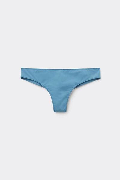 Tezenis Braguita Brasileña de Microfibra Reciclada Mujer Azul Tamaño L