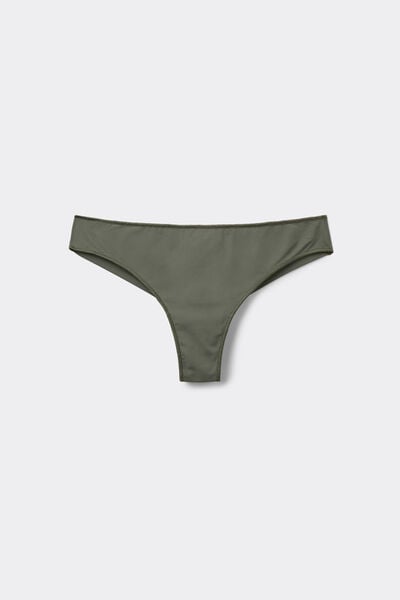 Tezenis Braguita Brasileña de Microfibra Reciclada Mujer Verde Tamaño L