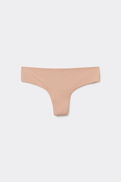 Tezenis Braguita brasileña microfibra reciclada sin costuras Mujer Natural Tamaño L
