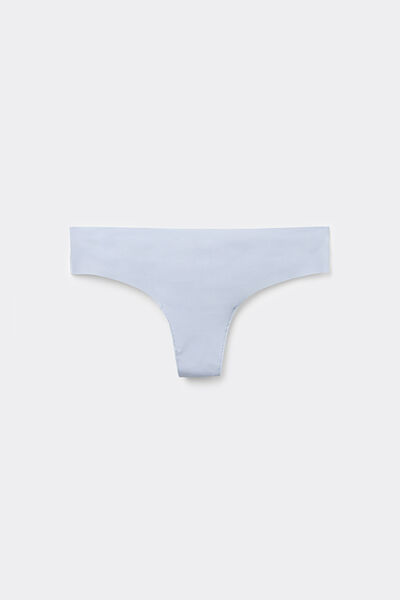Tezenis Braguita brasileña microfibra reciclada sin costuras Mujer Azul Claro Tamaño L