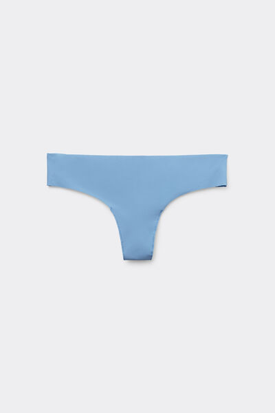 Tezenis Braguita brasileña microfibra reciclada sin costuras Mujer Azul Claro Tamaño L