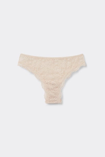 Tezenis Braguita Brasileña de Encaje Reciclado Mujer Blanco (avorio) Tamaño L
