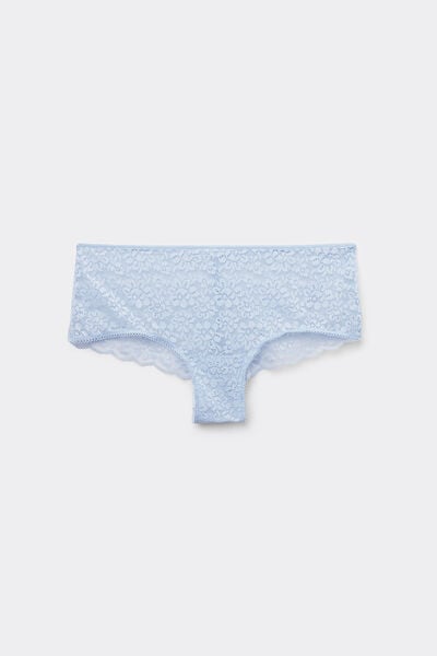 Tezenis Braga hipster de encaje Mujer Azul Claro Tamaño L