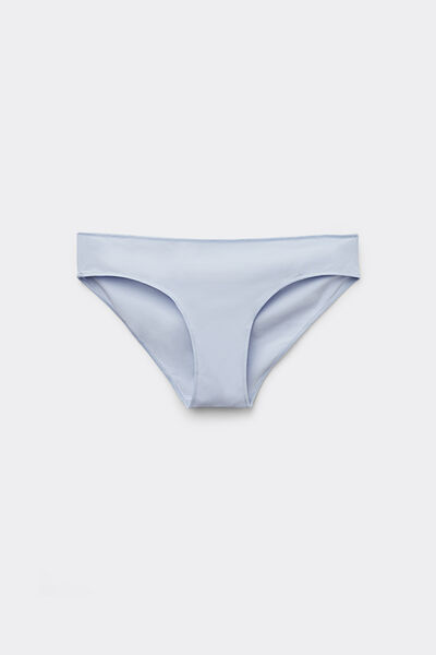 Tezenis Braguita Clásica de Microfibra Reciclada Mujer Azul Claro Tamaño L